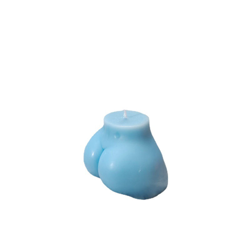 Korean Same Style Woman Big Butt Buttocks Aromatherapy Candle Art Modeling Shooting Props Decoration Decorative Candles