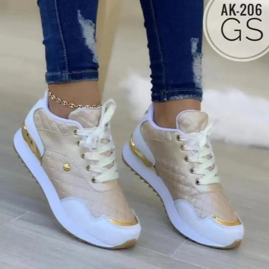 Sports Shoes Women's Spring And Autumn New Breathable Color Matching Casual Running Shoes Sneaker
