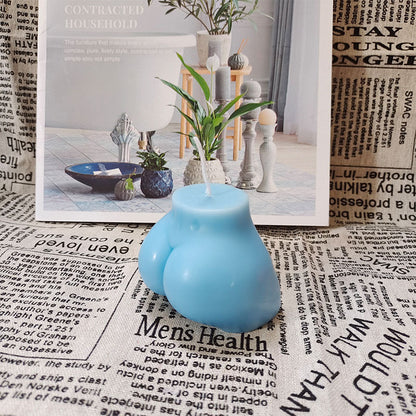 Korean Same Style Woman Big Butt Buttocks Aromatherapy Candle Art Modeling Shooting Props Decoration Decorative Candles