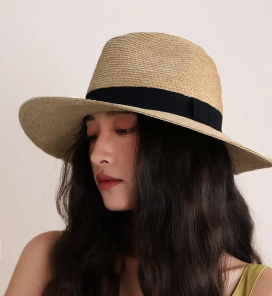 Panama Straw Hat Female New Summer Seaside Vacation Sun Visor