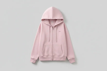 New Cotton Embroidered Zipper Hooded Jacket