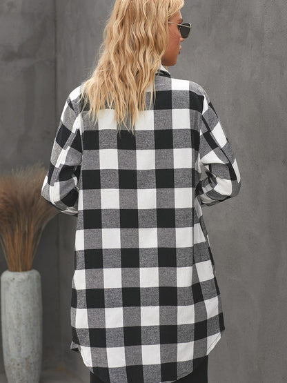 Plaid Shirt Women Long-sleeved Autumn And Winter 