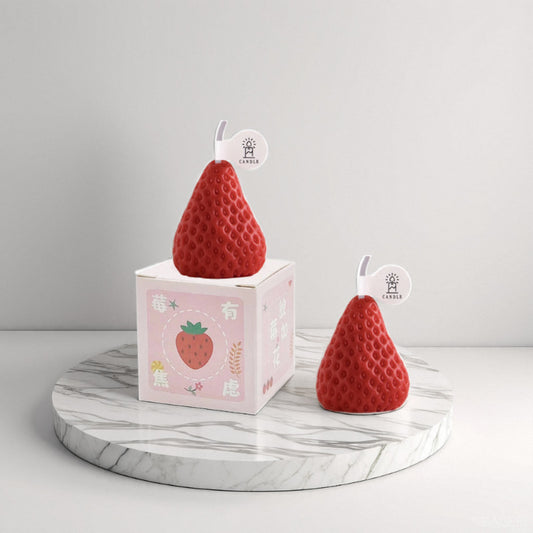 No Worries Strawberry Aromatherapy Candle Soybean Wax Event Wedding Birthday Gift Creative Gift Handmade