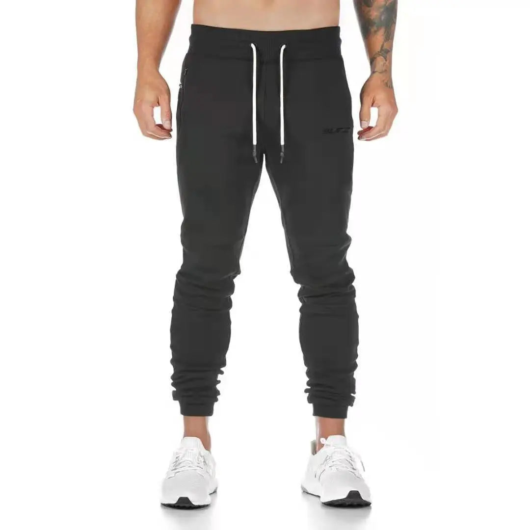 Summer Muscle Fitness Brothers New Casual Sports Trousers Men&amp;#039;s Fitness Trousers Running Training Pants
