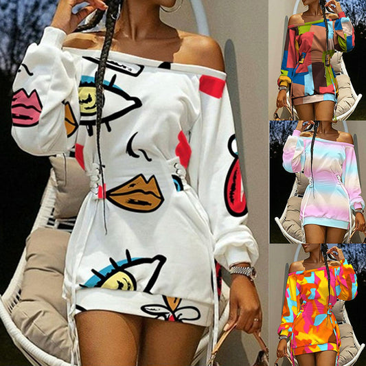 Long-sleeved Loose Dress