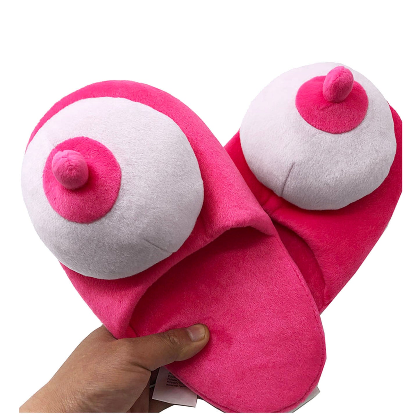 Fashion Creative Funny Shape Cotton Slippers Sexy Fun Plush Flat Slippers