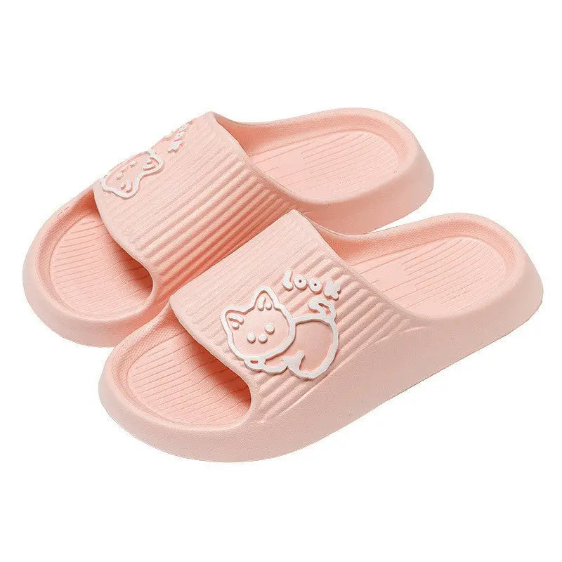Slippers Summer Home Anti-slip Anti-odor Home Bathroom Stepping On Feces Feeling Spring Men&amp;#039;s Indoor Couple