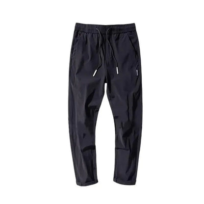 Casual Pants Men's Trendy Straight Pants Ice Silk Pants Skinny Pants Foreign Trade Pants Men's Spring And Autumn Pants