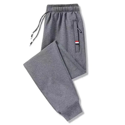 Autumn And Winter New Casual Pants Men's Fleece Thickened Warm Solid Color Pants Men's Sweatpants Trousers Loose Lamb Velvet Tide