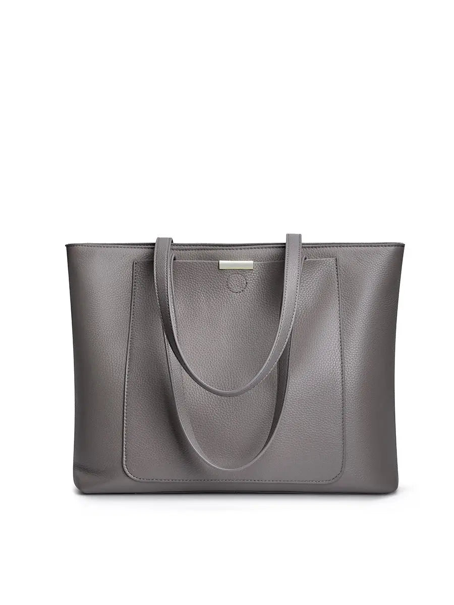 Women's Top-Grain Cowhide Leather Large Tote Bag