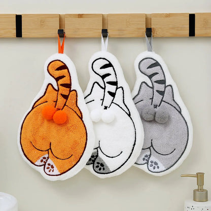 Cute from the front, hilarious from the back, because every bathroom deserves a little personality.