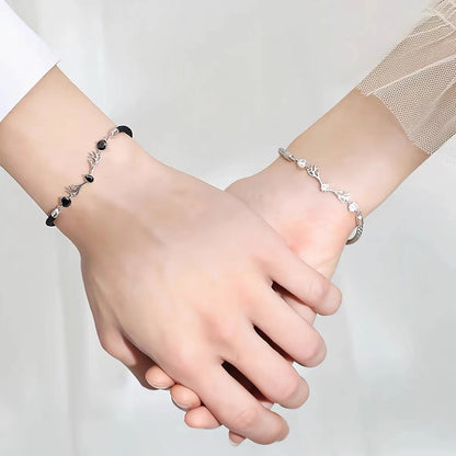 A Deer Has You Lovers Bracelet Men And Women Ins Niche Design Simple Student Woven Hand Rope Valentine's Day Gift