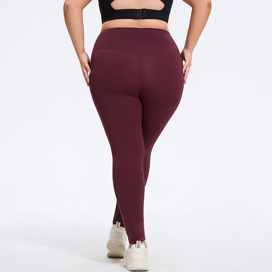 High Waist Plus Size Leggings - Butt Lift & Tummy Control Workout Pants
