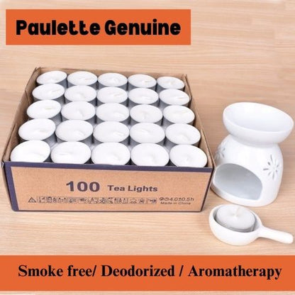 Candle 4-8 Hours Smokeless Candle Tea Hotel Romantic Confession Birthday Aromatherapy Small Tea Wax Wholesale