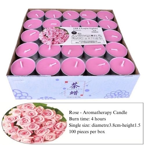 Candle 4-8 Hours Smokeless Candle Tea Hotel Romantic Confession Birthday Aromatherapy Small Tea Wax Wholesale