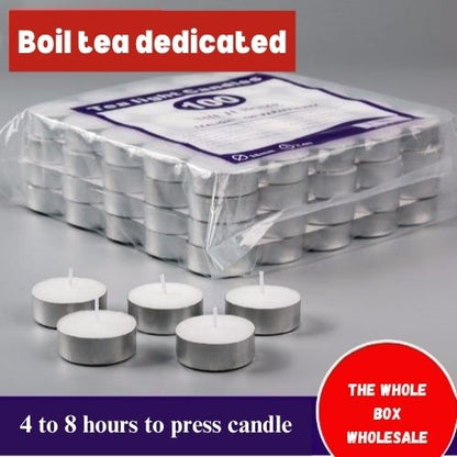 Candle 4-8 Hours Smokeless Candle Tea Hotel Romantic Confession Birthday Aromatherapy Small Tea Wax Wholesale