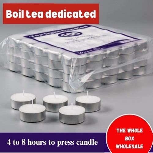Candle 4-8 Hours Smokeless Candle Tea Hotel Romantic Confession Birthday Aromatherapy Small Tea Wax Wholesale