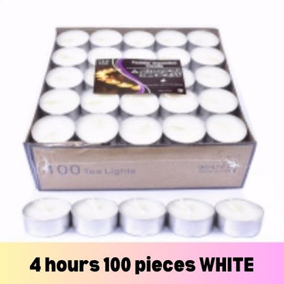 Candle 4-8 Hours Smokeless Candle Tea Hotel Romantic Confession Birthday Aromatherapy Small Tea Wax Wholesale