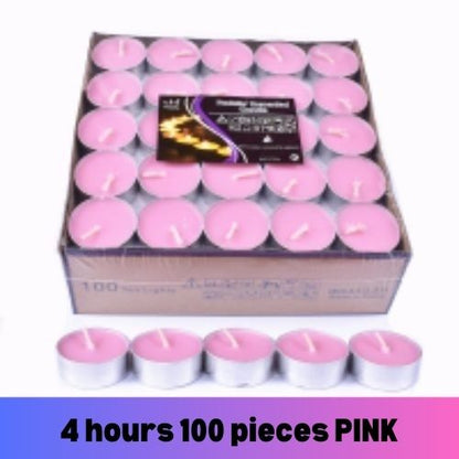 Candle 4-8 Hours Smokeless Candle Tea Hotel Romantic Confession Birthday Aromatherapy Small Tea Wax Wholesale