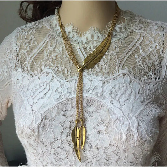 leaf necklace