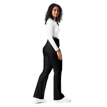 Midnight Flare Leggings Black Leggings, Stylish, Comfortable & Perfect for Everyday Wear
