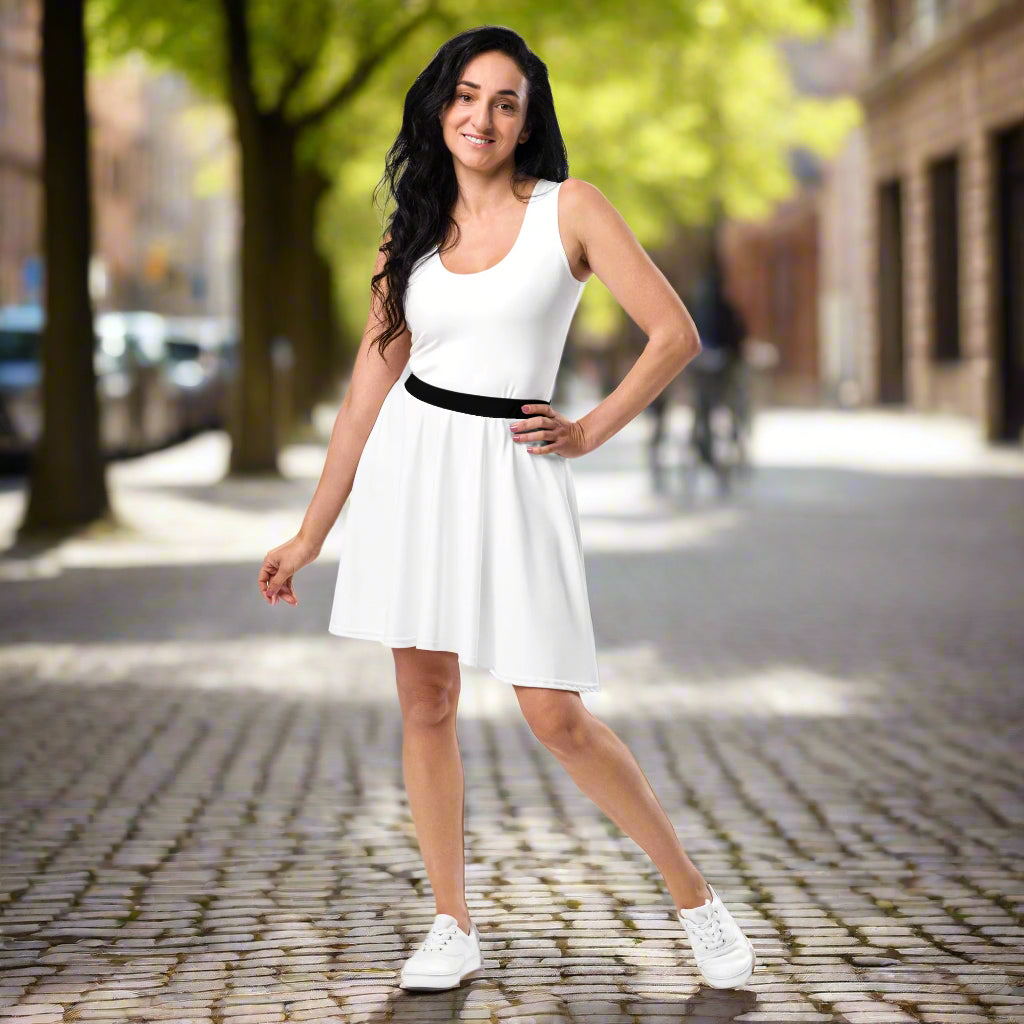 Classic White Skirt, Stylish, Versatile & Perfect for Any Outfit