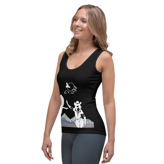 Western Chic Women's Tank Top, Embrace Your Inner Cowboy