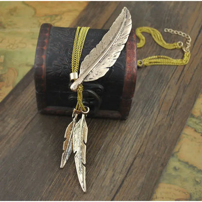 leaf necklace