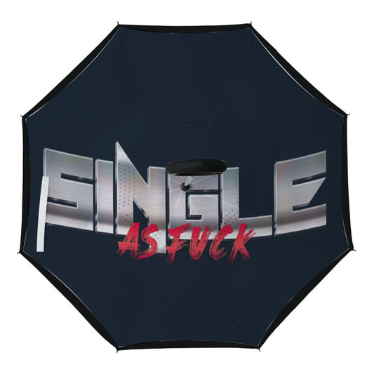 Car Reverse Umbrella Inner Print