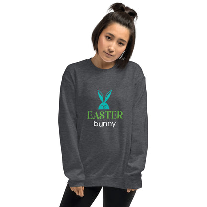 Festive Easter Bunny Sweatshirt, Cozy, Playful & Available in Multiple Colors