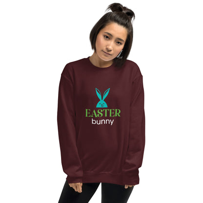 Festive Easter Bunny Sweatshirt, Cozy, Playful & Available in Multiple Colors