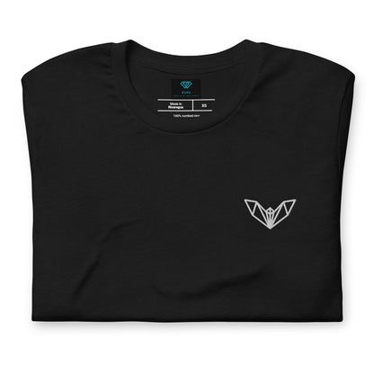 Women’s Geometric Bat T-Shirt, Sleek, Minimalist & Designed for Casual Confidence
