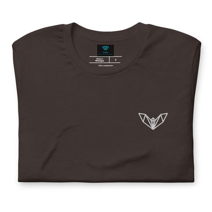 Women’s Geometric Bat T-Shirt, Sleek, Minimalist & Designed for Casual Confidence