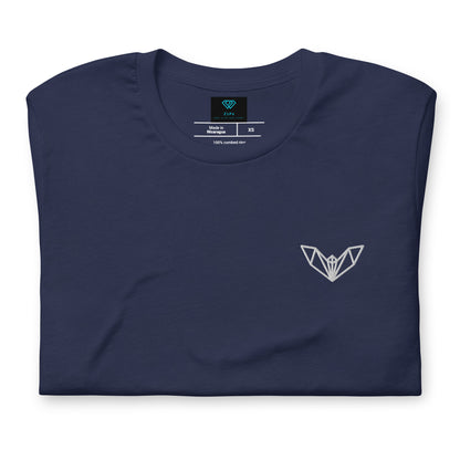 Women’s Geometric Bat T-Shirt, Sleek, Minimalist & Designed for Casual Confidence