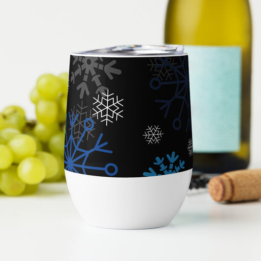 Festive Gnome Wine Tumbler Insulated, Stylish & Perfect for Holiday Cheers