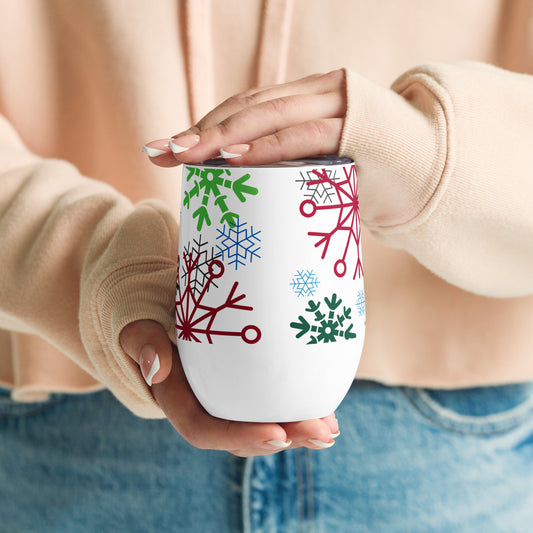 ZIPPX Christmas Wine tumbler