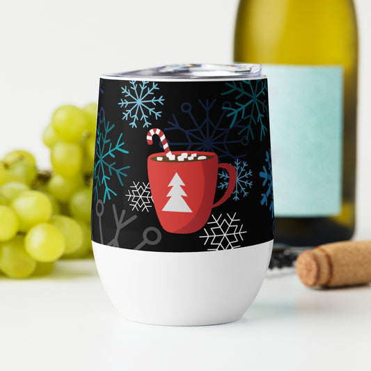 Christmas Mug Print Wine tumbler
