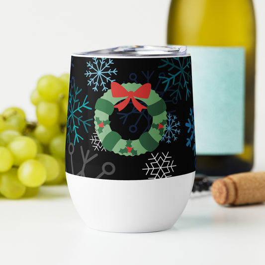 Christmas Wine tumbler