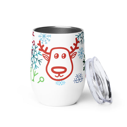 ZIPPX Christmas Wine tumbler