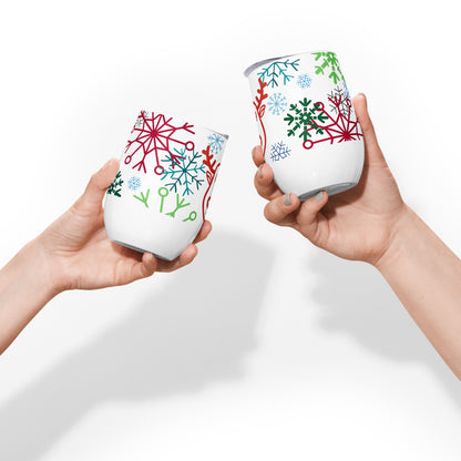 ZIPPX Christmas Wine tumbler