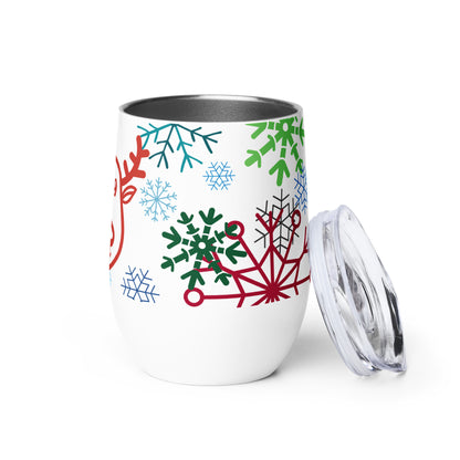 ZIPPX Christmas Wine tumbler
