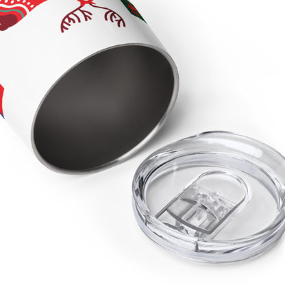 Christmas Reindeer Wine tumbler