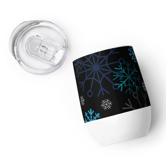 Festive Gnome Wine Tumbler Insulated, Stylish & Perfect for Cozy Holiday Sips